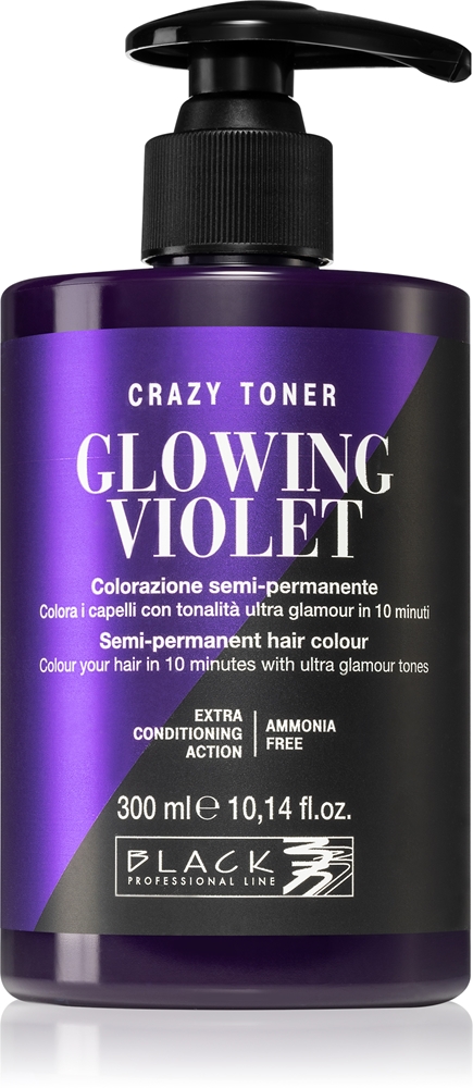 Тонер-Краситель Crazy Toner Black Professional Line, glowing violet 300 мл
Тонер-Краситель Crazy Toner Black Professional Line, glowing violet 300 мл