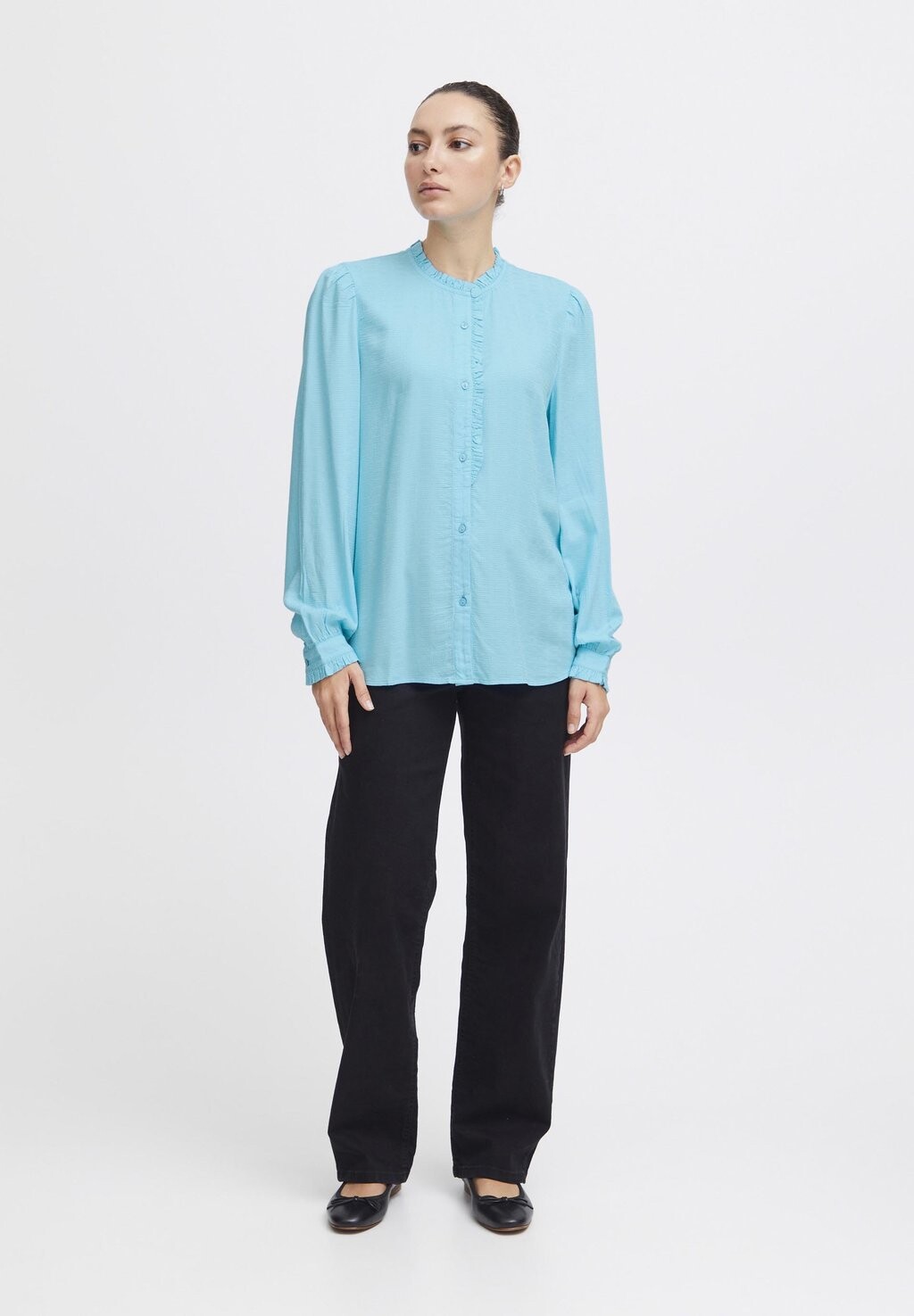 Блузка-рубашка Ihgemano ICHI, синий грот
Блузка-рубашка Ihgemano ICHI, синий грот