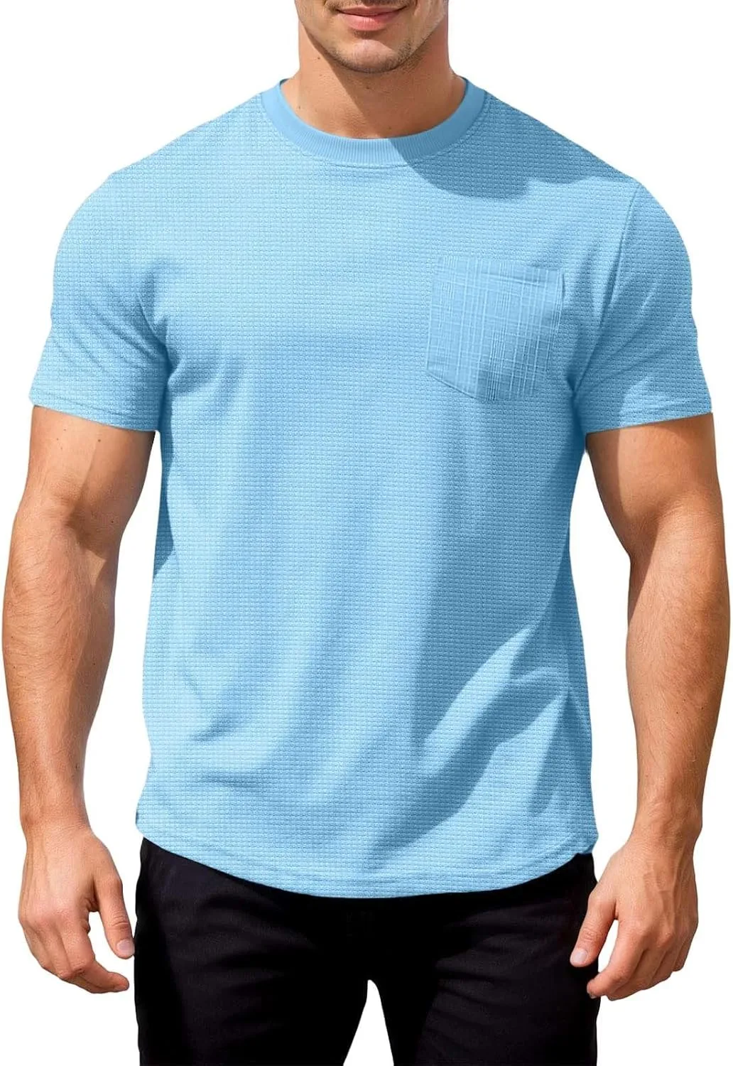 Мужская футболка Casual с карманом, свободный крой, короткий рукав
Мужская футболка Casual с карманом, свободный крой, короткий рукав