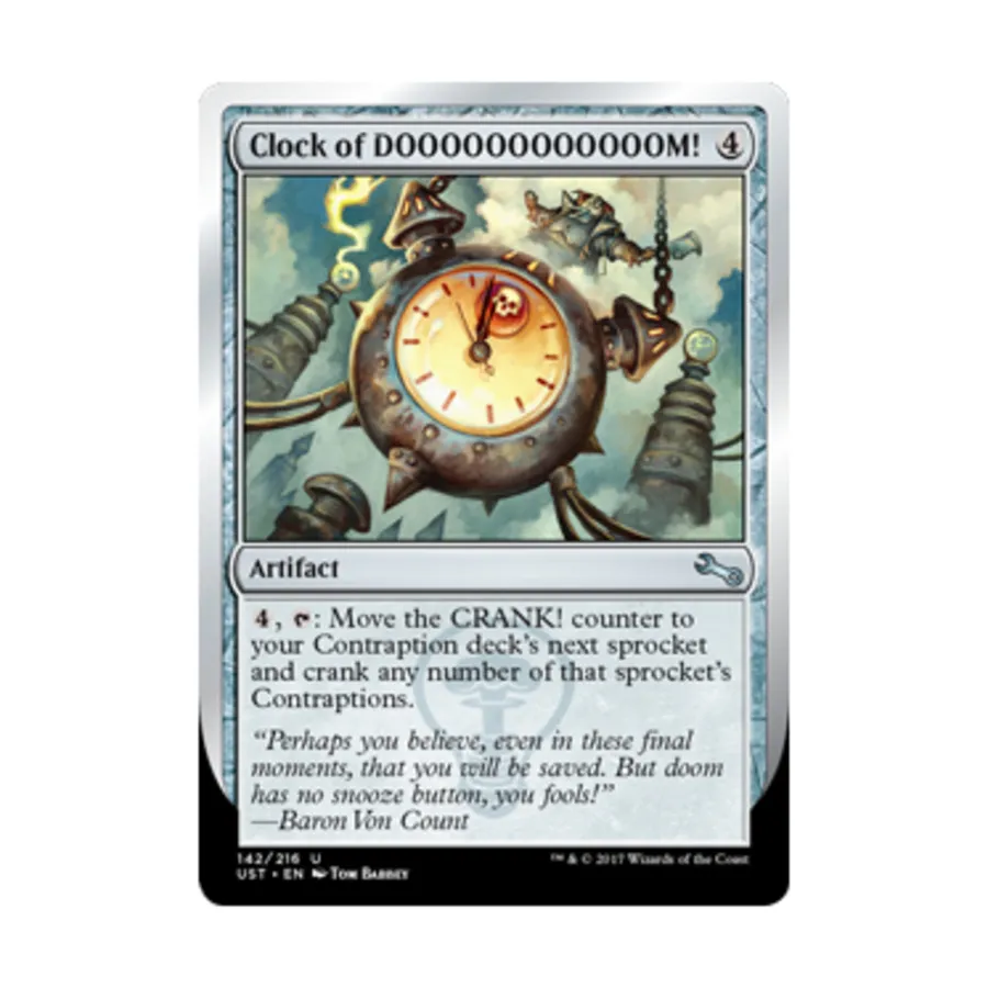 CCG Часы ДООООООООООМ! (У), MTG - Unstable
CCG Часы ДООООООООООМ! (У), MTG - Unstable