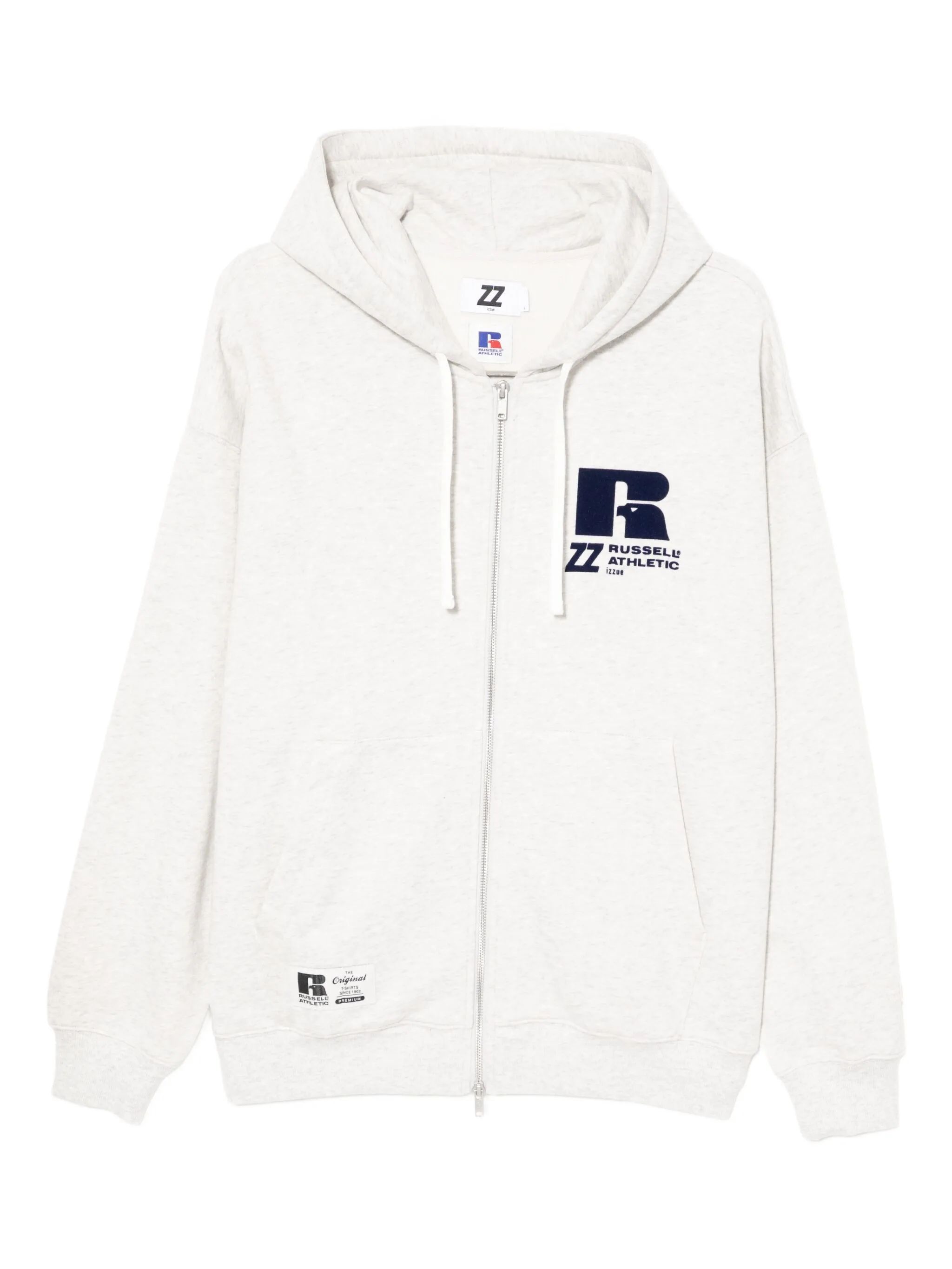 Худи с вышитым логотипом из коллаборации с Russell Athletic Izzue, серый
Худи с вышитым логотипом из коллаборации с Russell Athletic Izzue, серый