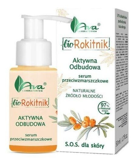 Сыворотка для лица против морщин Active Reconstruction, 50 мл Ava, Bio Sea Buckthorn
Сыворотка для лица против морщин Active Reconstruction, 50 мл Ava, Bio Sea Buckthorn