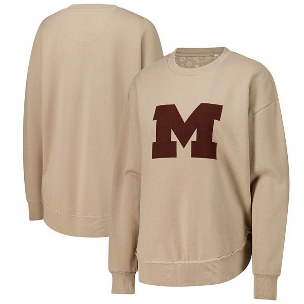Женский свитшот-пончо Michigan Wolverines из флиса в бежевом цвете Pressbox
Женский свитшот-пончо Michigan Wolverines из флиса в бежевом цвете Pressbox