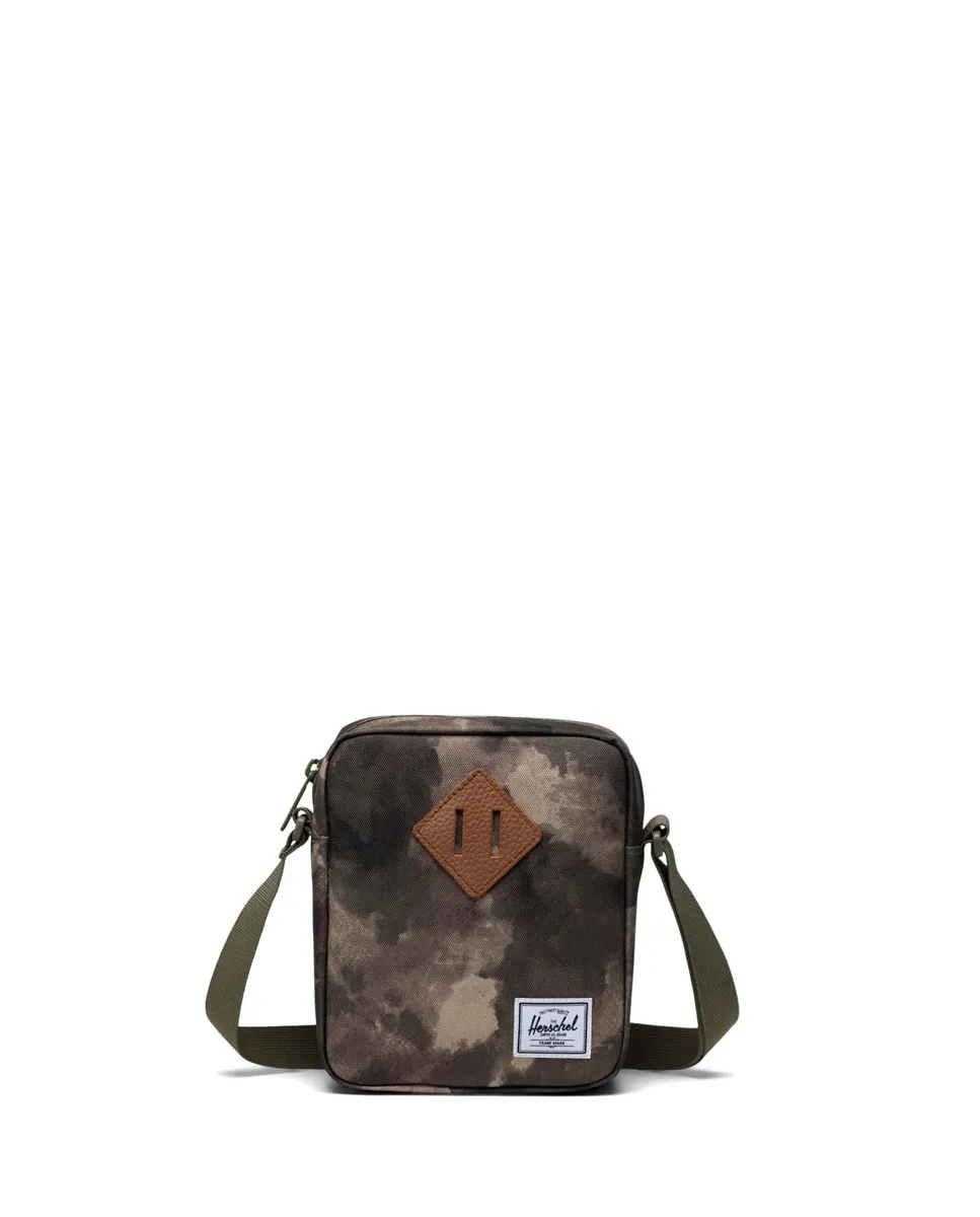 Экологичная унисекс-сумка-бандо через плечо синего цвета объемом 2,6 л с молнией и внутренним карманом Herschel, зеленый 
Экологичная унисекс-сумка-бандо через плечо синего цвета объемом 2,6 л с молнией и внутренним карманом Herschel, зеленый