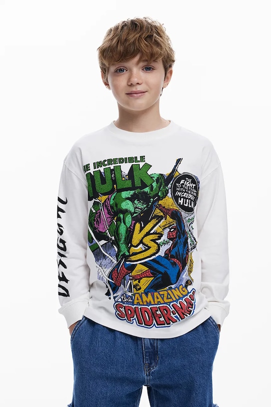 Детская хлопковая водолазка Desigual, белый
Детская хлопковая водолазка Desigual, белый