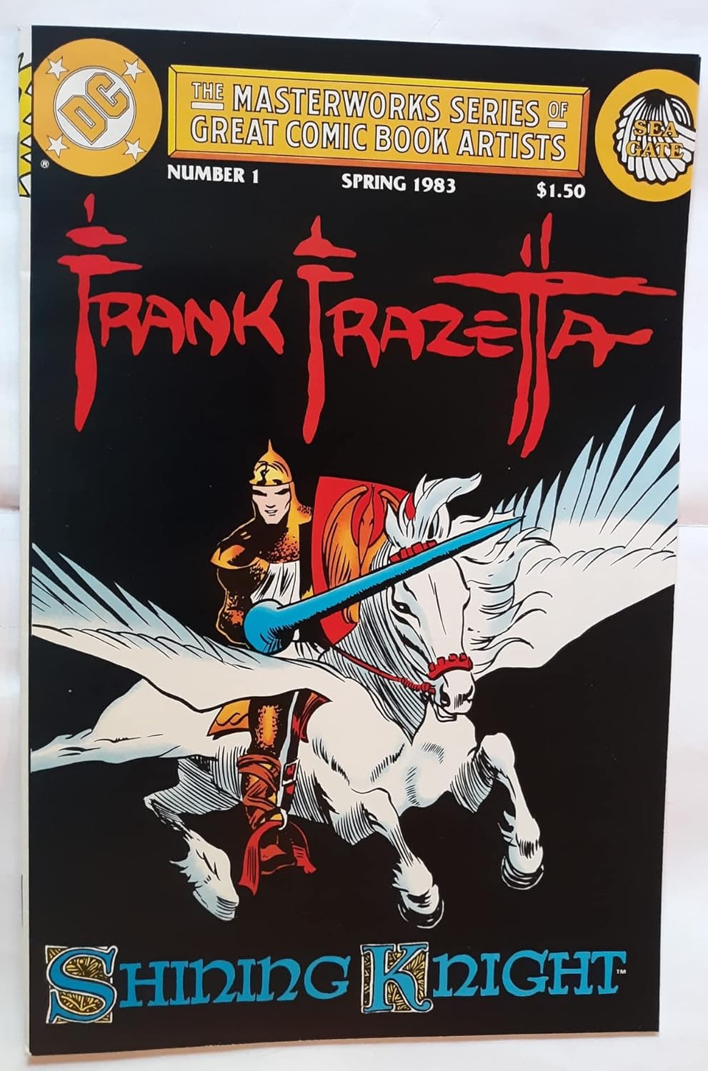 Masterworks Series of Great Comic Book Artists: No.1 Frank Frazetta: Shining Knight, Spring 1983 (DC Comics)
Masterworks Series of Great Comic Book Artists: No.1 Frank Frazetta: Shining Knight, Spring 1983 (DC Comics)