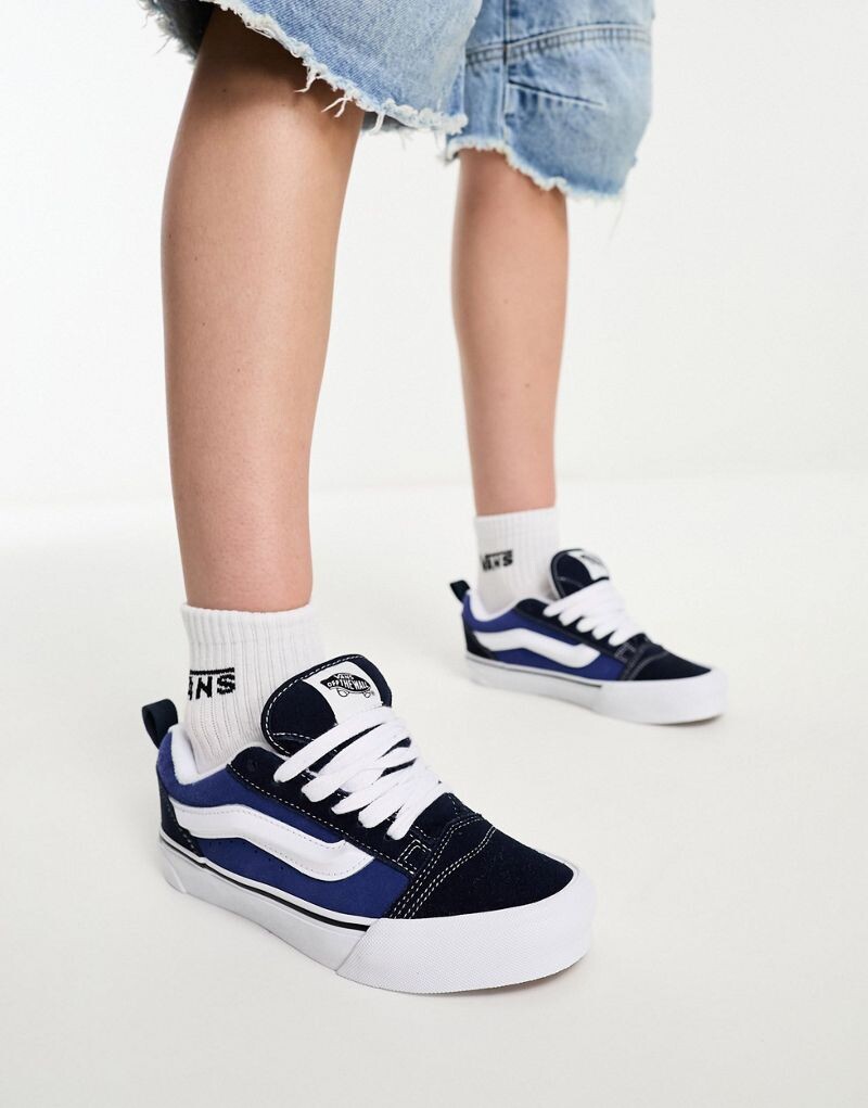Vans – Knu Skool – Темно-сине-белые кроссовки на толстой подошве, Белый, Vans – Knu Skool – Темно-сине-белые кроссовки на толстой подошве
Vans – Knu Skool – Темно-сине-белые кроссовки на толстой подошве, Белый, Vans – Knu Skool – Темно-сине-белые кроссовки на толстой подошве