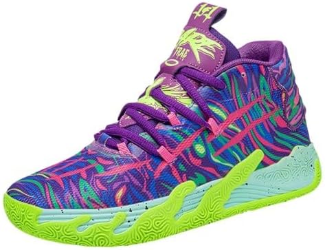 Мужские кроссовки Hopomart с шнуровкой, многоцветные, высокие для баскетбола, модные легкие беговые кроссовки, нескользящие дышащие спортивные обуви для улицы, фиолетовый
Мужские кроссовки Hopomart с шнуровкой, многоцветные, высокие для баскетбола, модные легкие беговые кроссовки, нескользящие дышащие спортивные обуви для улицы, фиолетовый