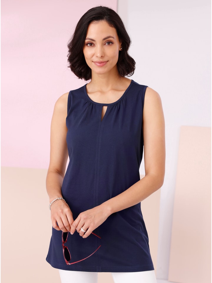 Топ Sieh an!, темно-синий
Топ Sieh an!, темно-синий