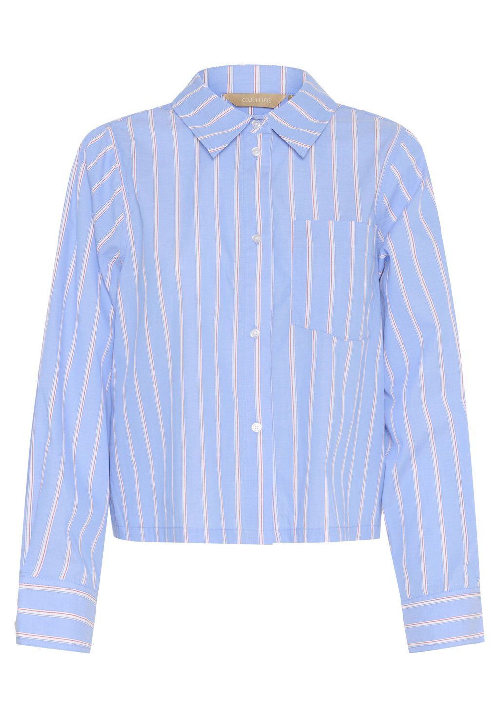 Блузка на пуговицах CUVELO Culture, светло-голубой
Блузка на пуговицах CUVELO Culture, светло-голубой