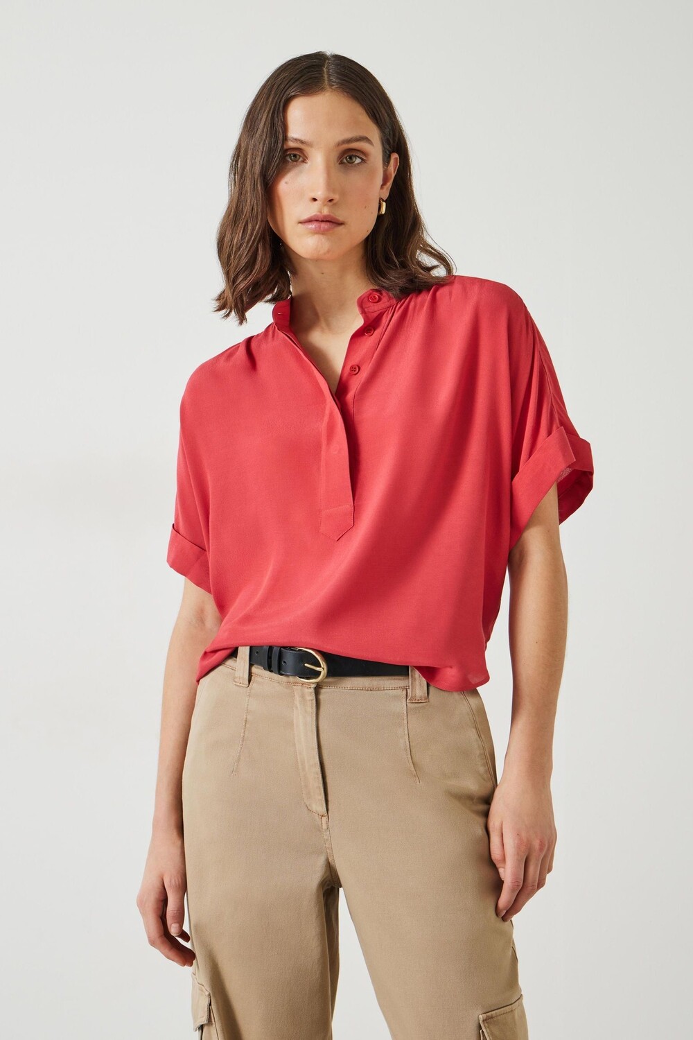 Блузка Аника с короткими рукавами Hush, красный
Блузка Аника с короткими рукавами Hush, красный