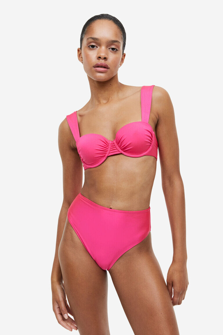 Мягкий верх бикини H&M, фиолетовый
Мягкий верх бикини H&M, фиолетовый