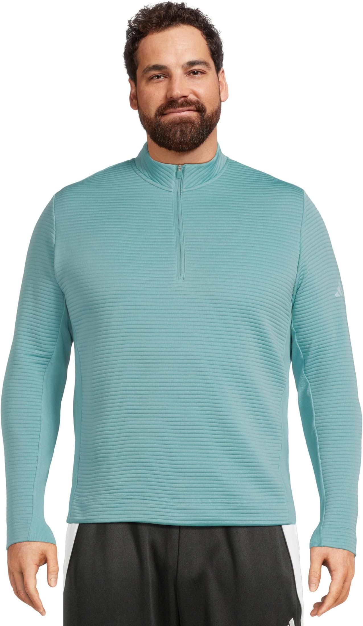 Мужской текстурированный свитер Ultimate365 DWR с застежкой-молнией на четверть длины adidas Golf, Mint Tone
Мужской текстурированный свитер Ultimate365 DWR с застежкой-молнией на четверть длины adidas Golf, Mint Tone