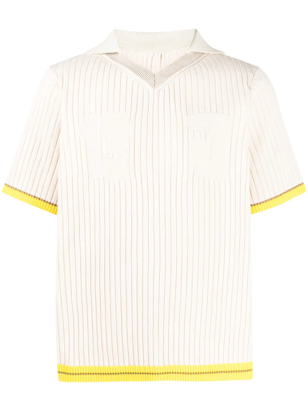 Рубашка поло La Maille Treze Jacquemus, кремовый
Рубашка поло La Maille Treze Jacquemus, кремовый