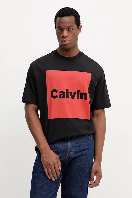 Хлопковая футболка Calvin Klein Jeans, черный
Хлопковая футболка Calvin Klein Jeans, черный