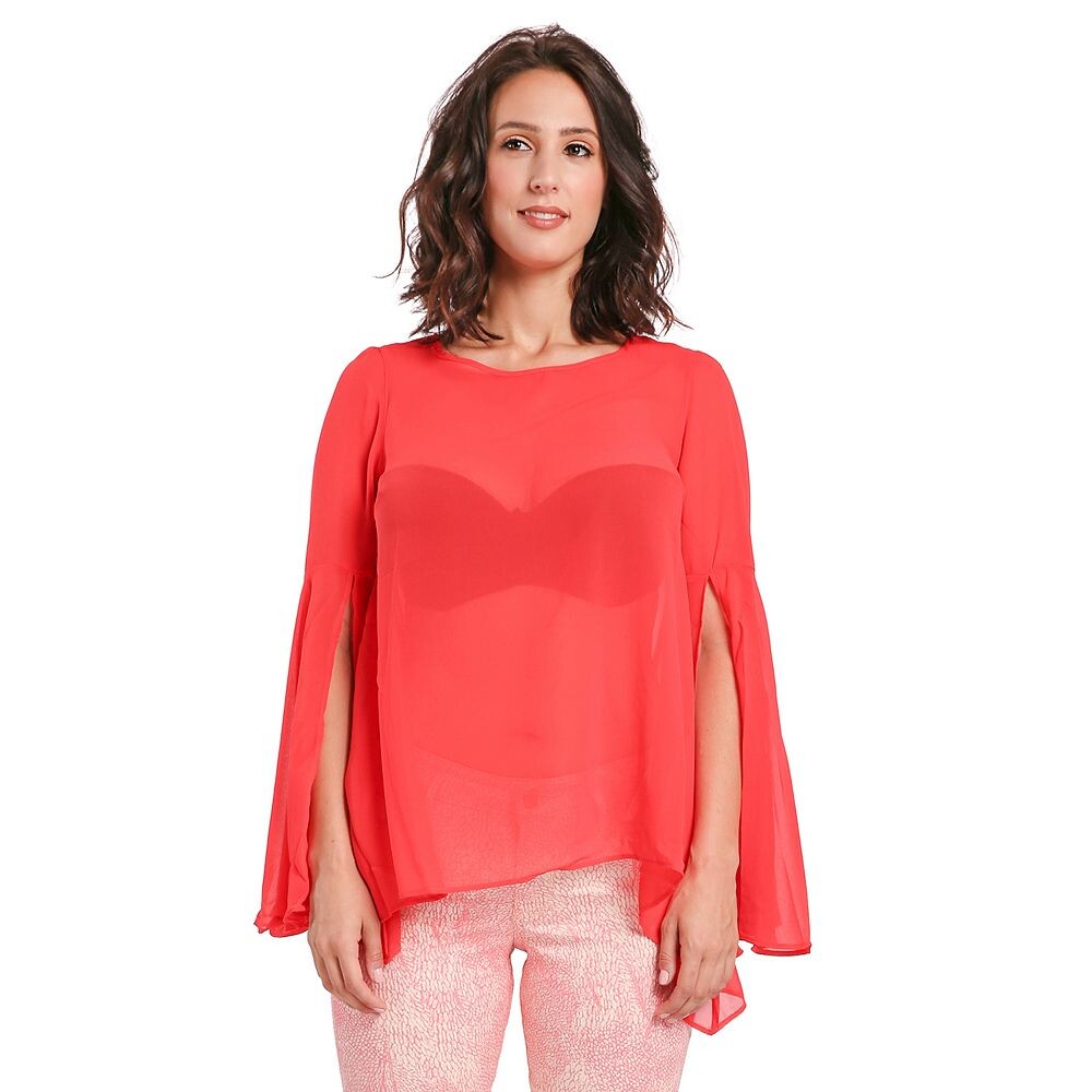 Женские шифоновые топы в стиле бохо с рукавами-бабочками и овальным воротником Miss Halladay, коралловый
Женские шифоновые топы в стиле бохо с рукавами-бабочками и овальным воротником Miss Halladay, коралловый
