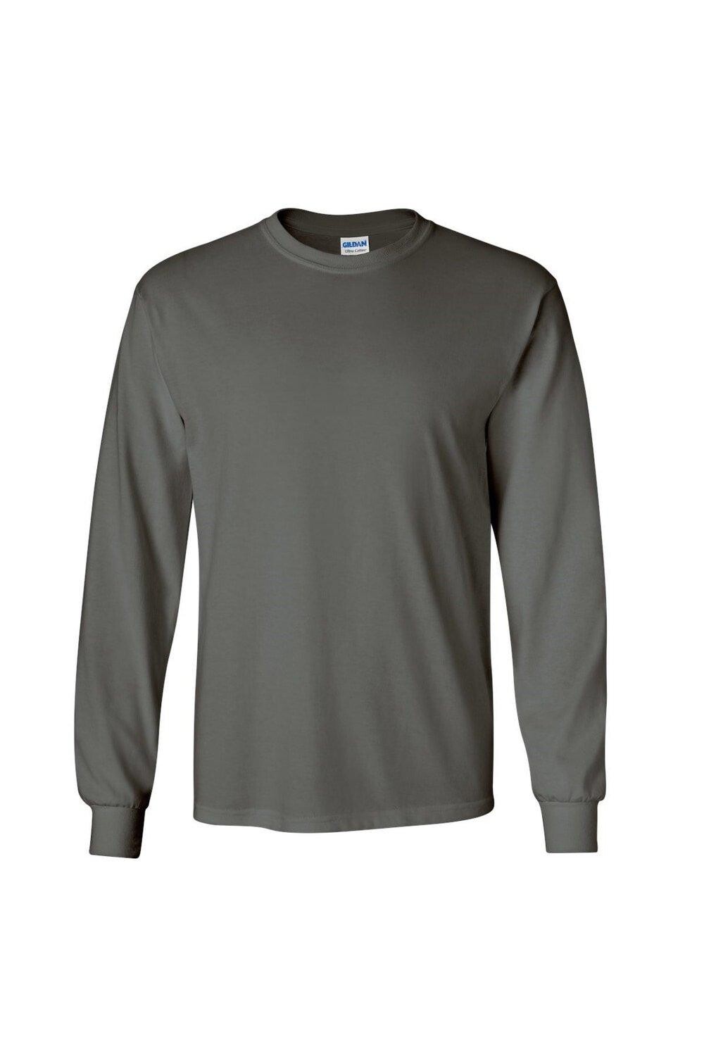 Простая футболка с длинным рукавом из ультрахлопка с круглым вырезом Gildan, серый
Простая футболка с длинным рукавом из ультрахлопка с круглым вырезом Gildan, серый