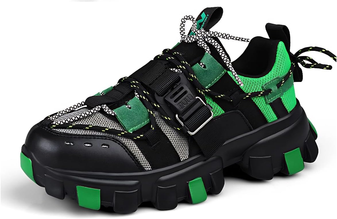 Мужские кроссовки Y2K из сетки и кожи, удобные и дышащие, для улицы с прочной подошвой и ремешками Ctkvbmeoi, зеленый
Мужские кроссовки Y2K из сетки и кожи, удобные и дышащие, для улицы с прочной подошвой и ремешками Ctkvbmeoi, зеленый