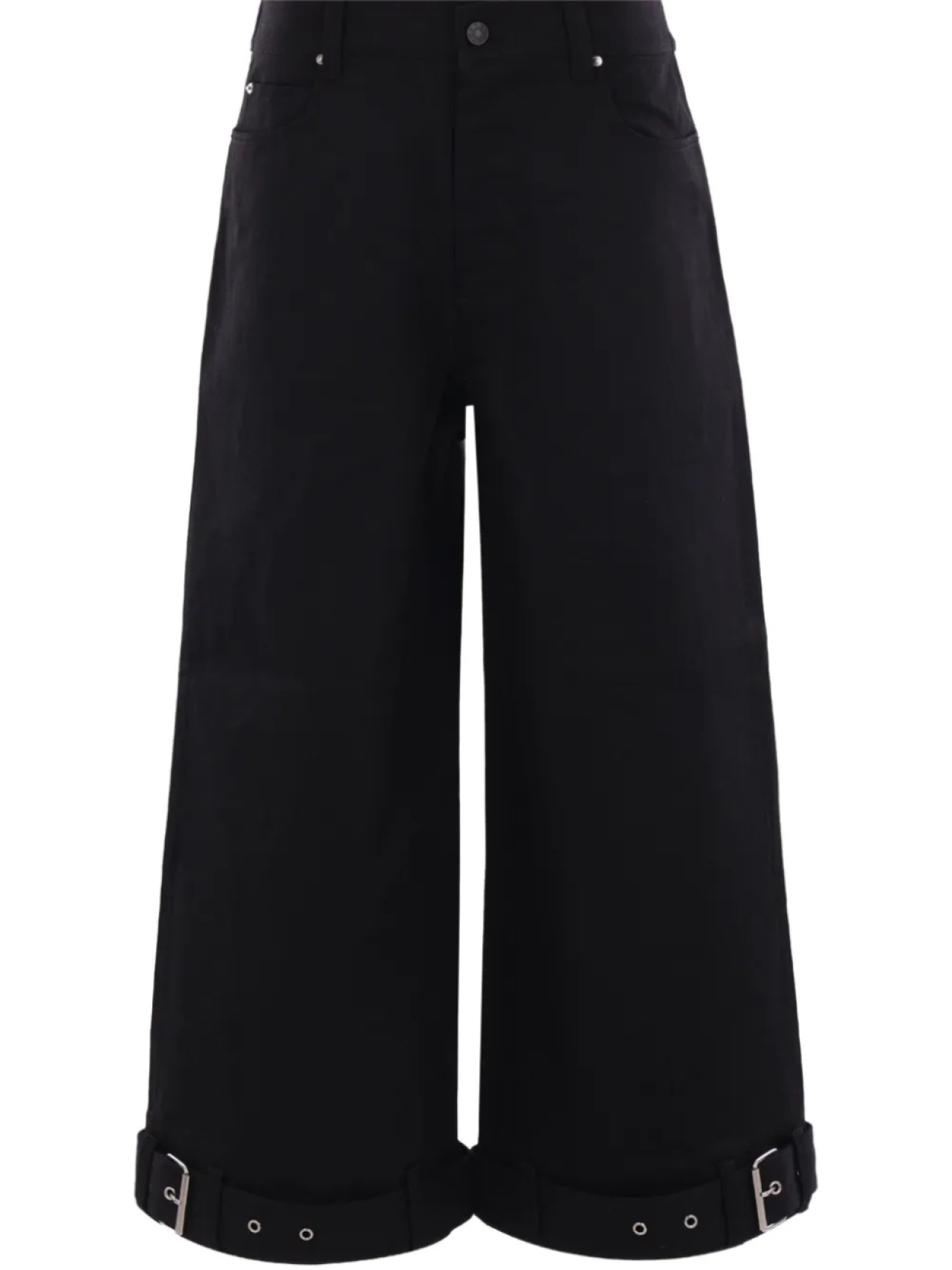 Укороченные джинсы с поясом от Melitta Baumeister, черный
Укороченные джинсы с поясом от Melitta Baumeister, черный