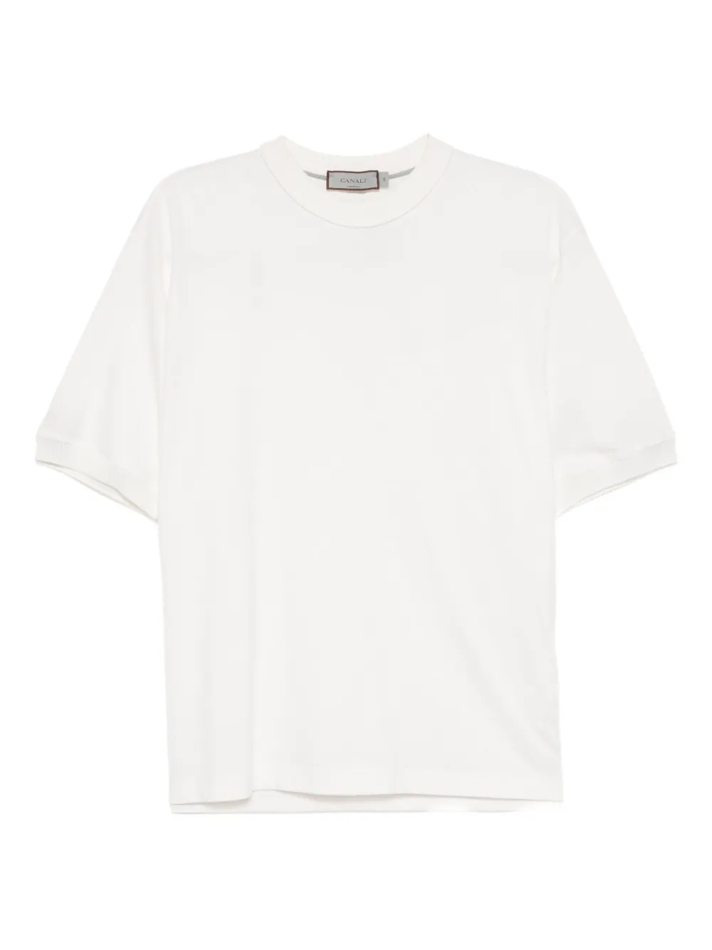 Хлопковая футболка Canali, белый
Хлопковая футболка Canali, белый