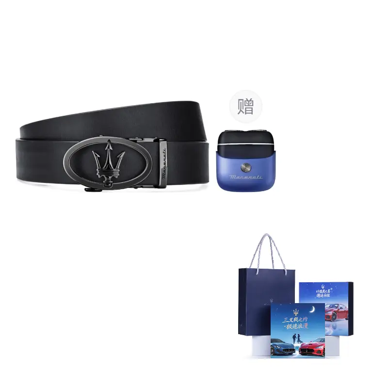 Maserati Мужской кожаный ремень, черный, ширина 3,5 см
Maserati Мужской кожаный ремень, черный, ширина 3,5 см