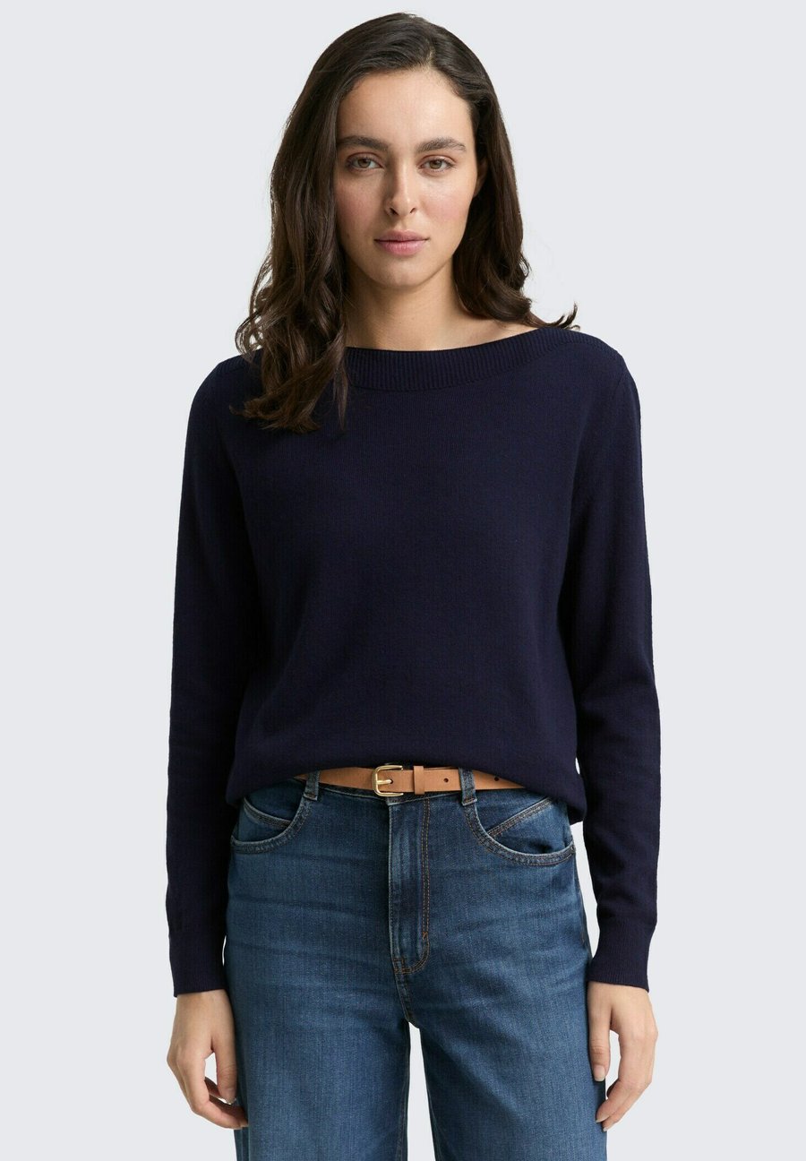 Джемпер TOM TAILOR Jumper, Knitted Navy Melange/Blue-Grey
Джемпер TOM TAILOR Jumper, Knitted Navy Melange/Blue-Grey