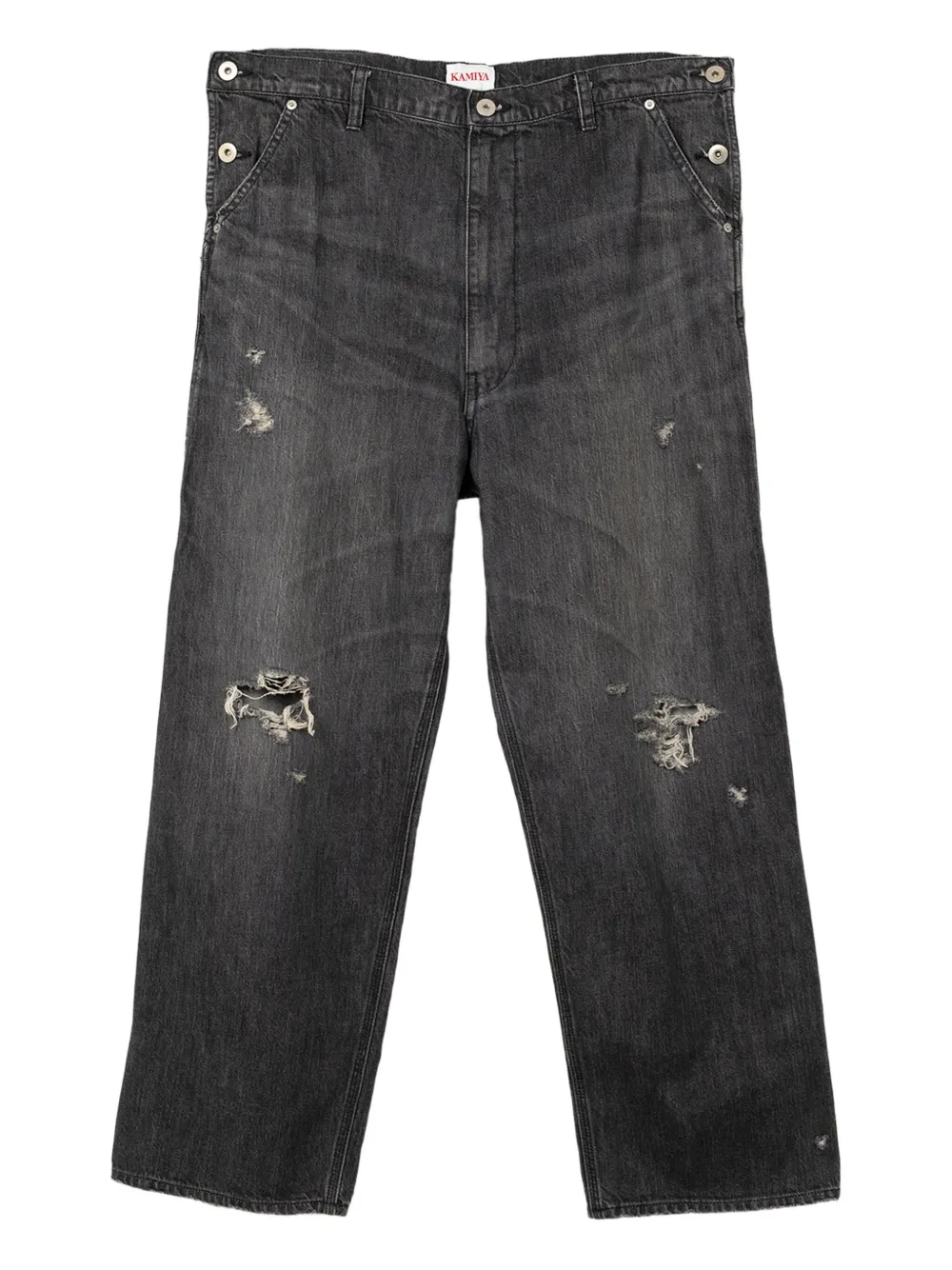 Джинсы с эффектом потертости KAMIYA, черный
Джинсы с эффектом потертости KAMIYA, черный