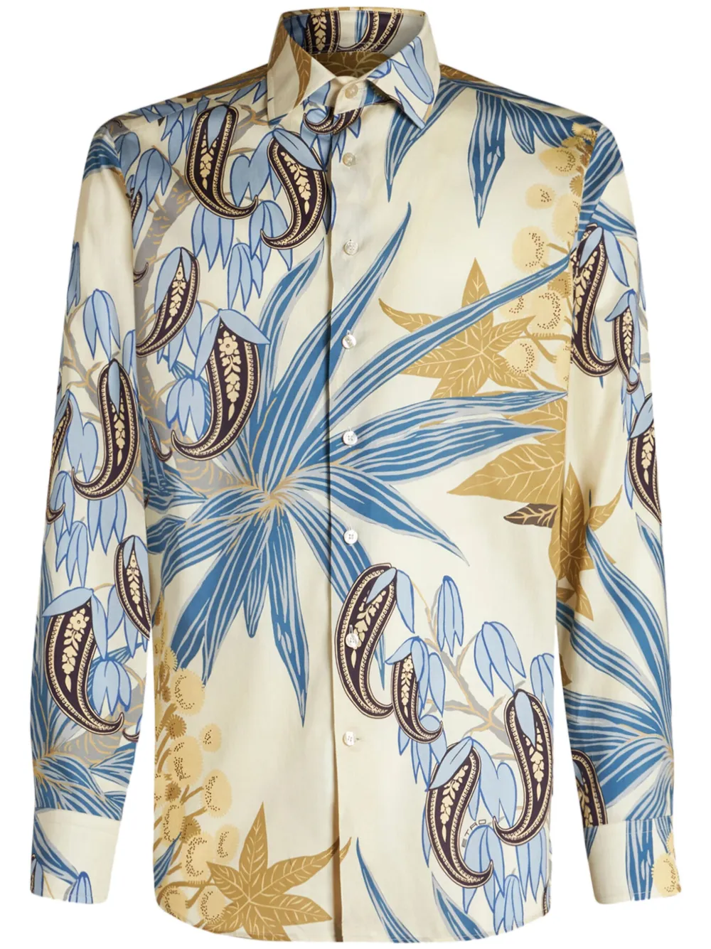 Рубашка с длинными рукавами и принтом пейсли ETRO, нейтральный
Рубашка с длинными рукавами и принтом пейсли ETRO, нейтральный