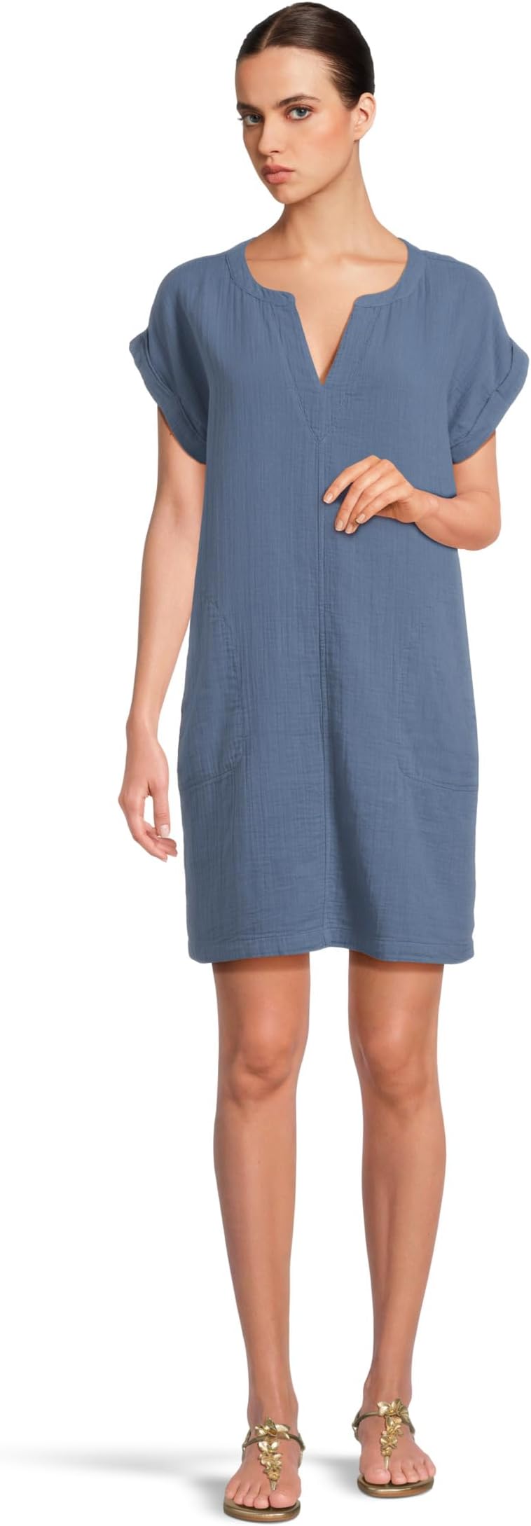 Платье Mod-o-doc Roll-Up Short Dolman Sleeve Shift Dress, Pacific Blue
Платье Mod-o-doc Roll-Up Short Dolman Sleeve Shift Dress, Pacific Blue