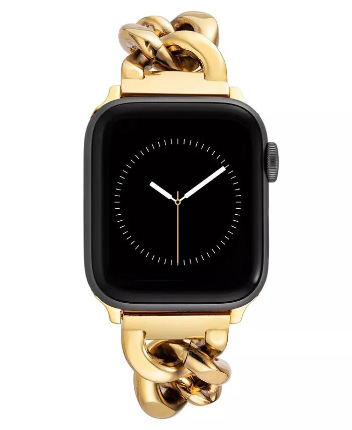 Женский браслет-цепочка из золотистого сплава, совместимый с Apple Watch диаметром 38/40/41 мм Anne Klein
Женский браслет-цепочка из золотистого сплава, совместимый с Apple Watch диаметром 38/40/41 мм Anne Klein