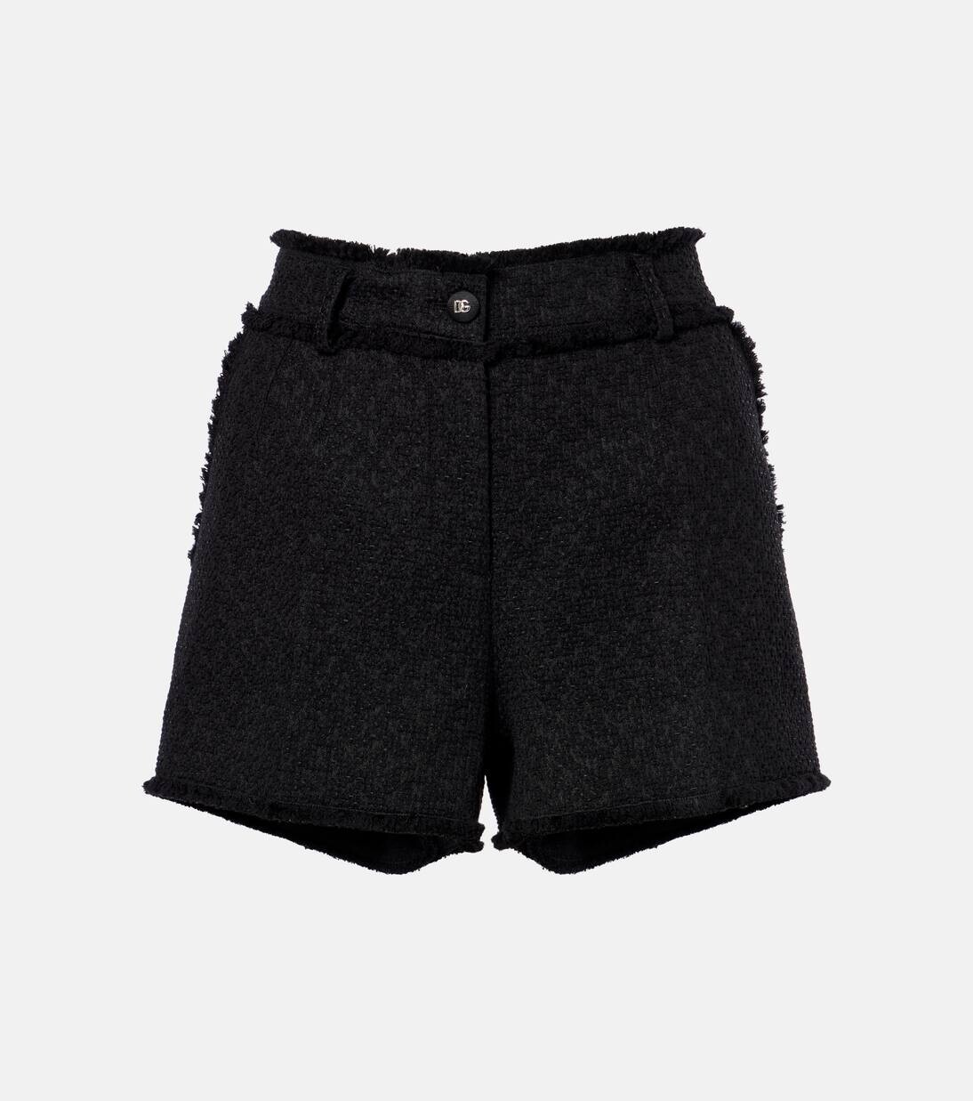 Шорты из твида с добавлением шерсти Dolce&Gabbana, черный
Шорты из твида с добавлением шерсти Dolce&Gabbana, черный