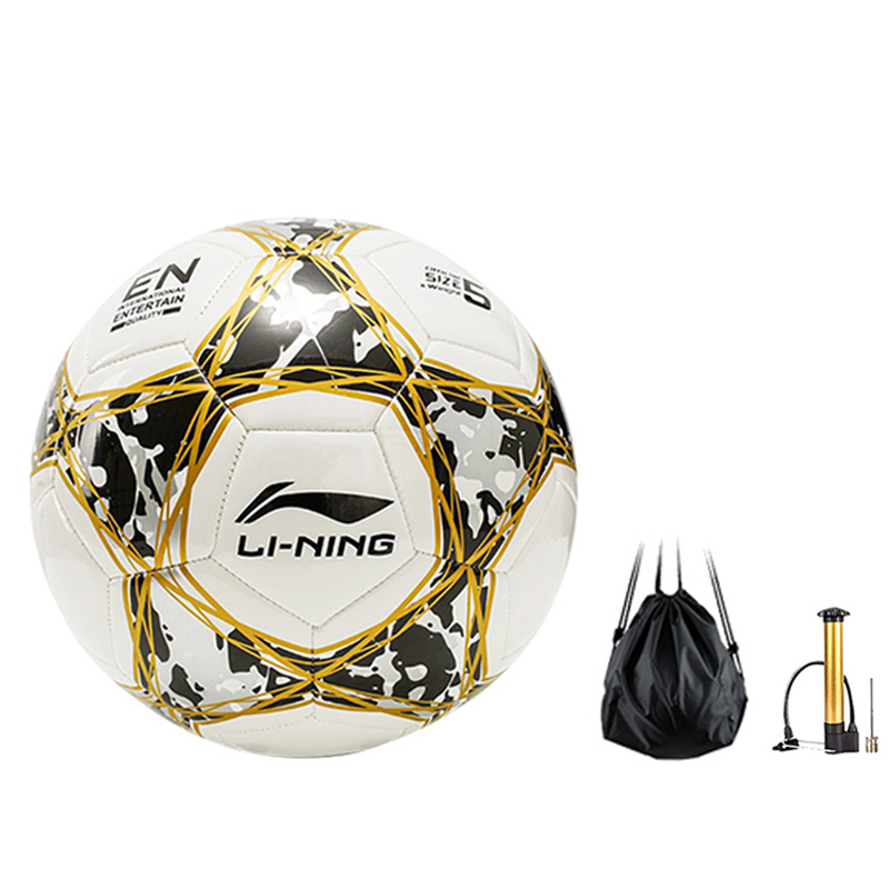 LINING Размер 5 футбольный мяч TPU машинной строчки унисекс белый желтый
LINING Размер 5 футбольный мяч TPU машинной строчки унисекс белый желтый