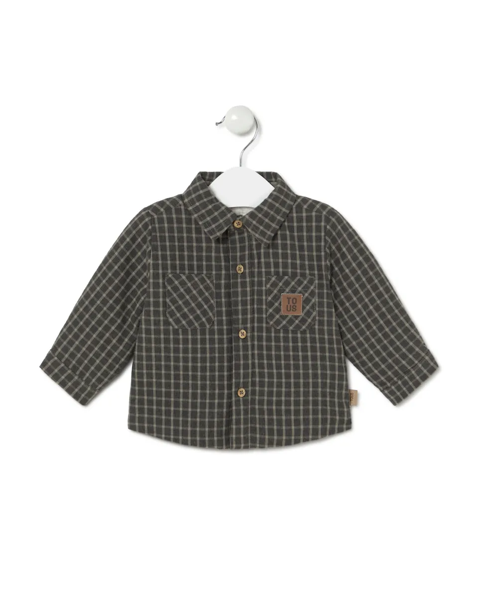 Детская рубашка из хлопка в клетку повседневного кроя Tous, темно-зеленый
Детская рубашка из хлопка в клетку повседневного кроя Tous, темно-зеленый