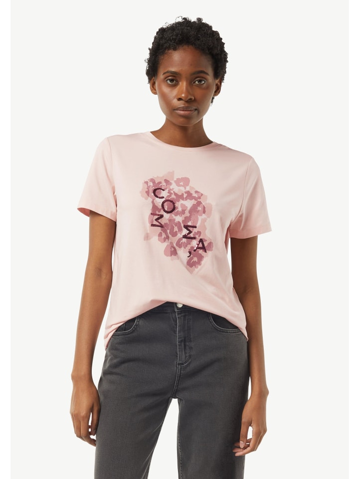 Футболка comma T-Shirt kurzarm, розовый 
Футболка comma T-Shirt kurzarm, розовый