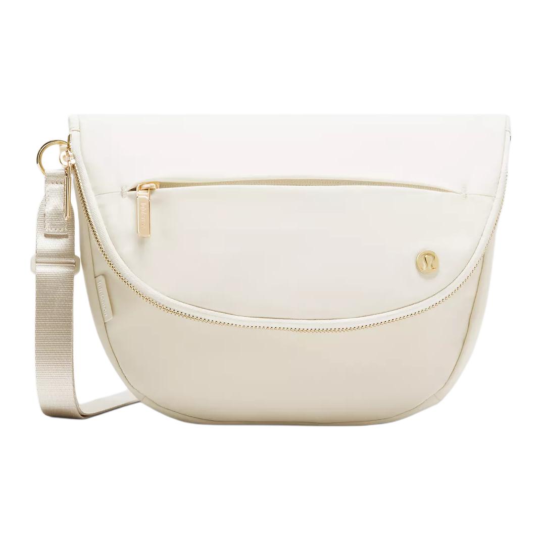 Lululemon Нейлоновая сумка через плечо, женская сумка-кроссбоди, белая
Lululemon Нейлоновая сумка через плечо, женская сумка-кроссбоди, белая