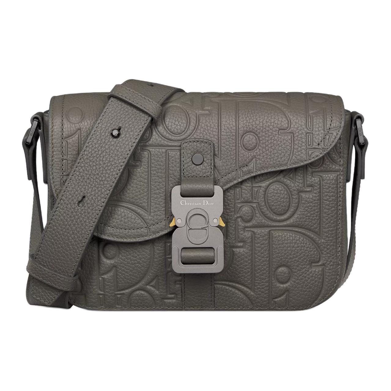 DIOR Кожаная мужская сумка через плечо серая
DIOR Кожаная мужская сумка через плечо серая
