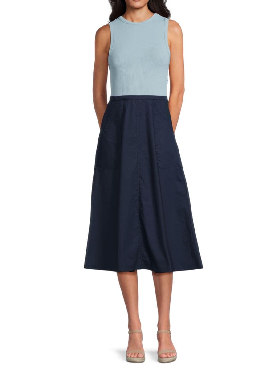 Платье-миди Kia с пышной юбкой и трикотажным верхом Area Stars, светло-синий
Платье-миди Kia с пышной юбкой и трикотажным верхом Area Stars, светло-синий