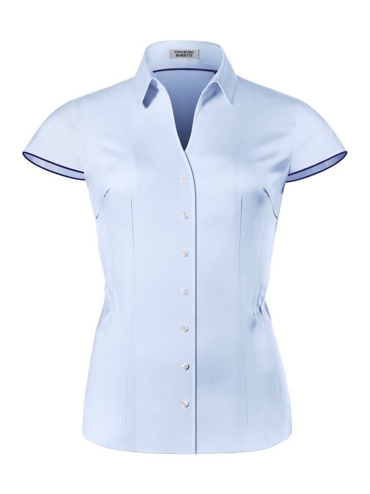 Блуза Vincenzo Boretti leicht tailliert, цвет eisblau
Блуза Vincenzo Boretti leicht tailliert, цвет eisblau