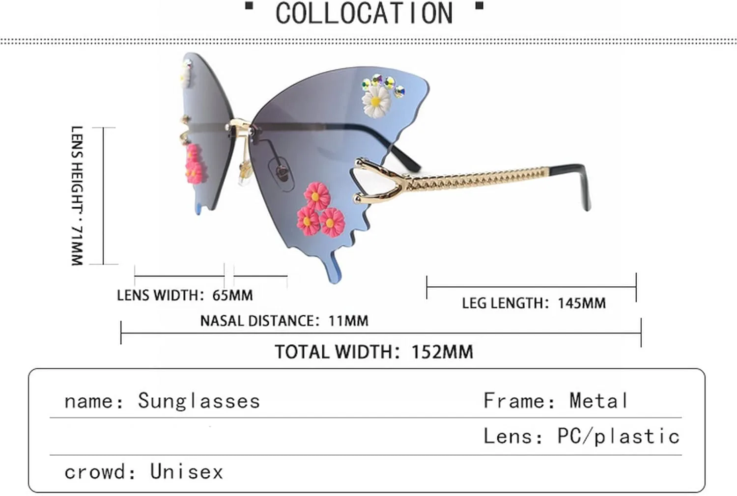 Женские солнцезащитные очки Willochra в форме бабочки с бриллиантами, без оправы, модные очки в стиле 2000-х, блестящие, «кошачий глаз», розово-коричневые, Green
Женские солнцезащитные очки Willochra в форме бабочки с бриллиантами, без оправы, модные очки в стиле 2000-х, блестящие, «кошачий глаз», розово-коричневые, Green