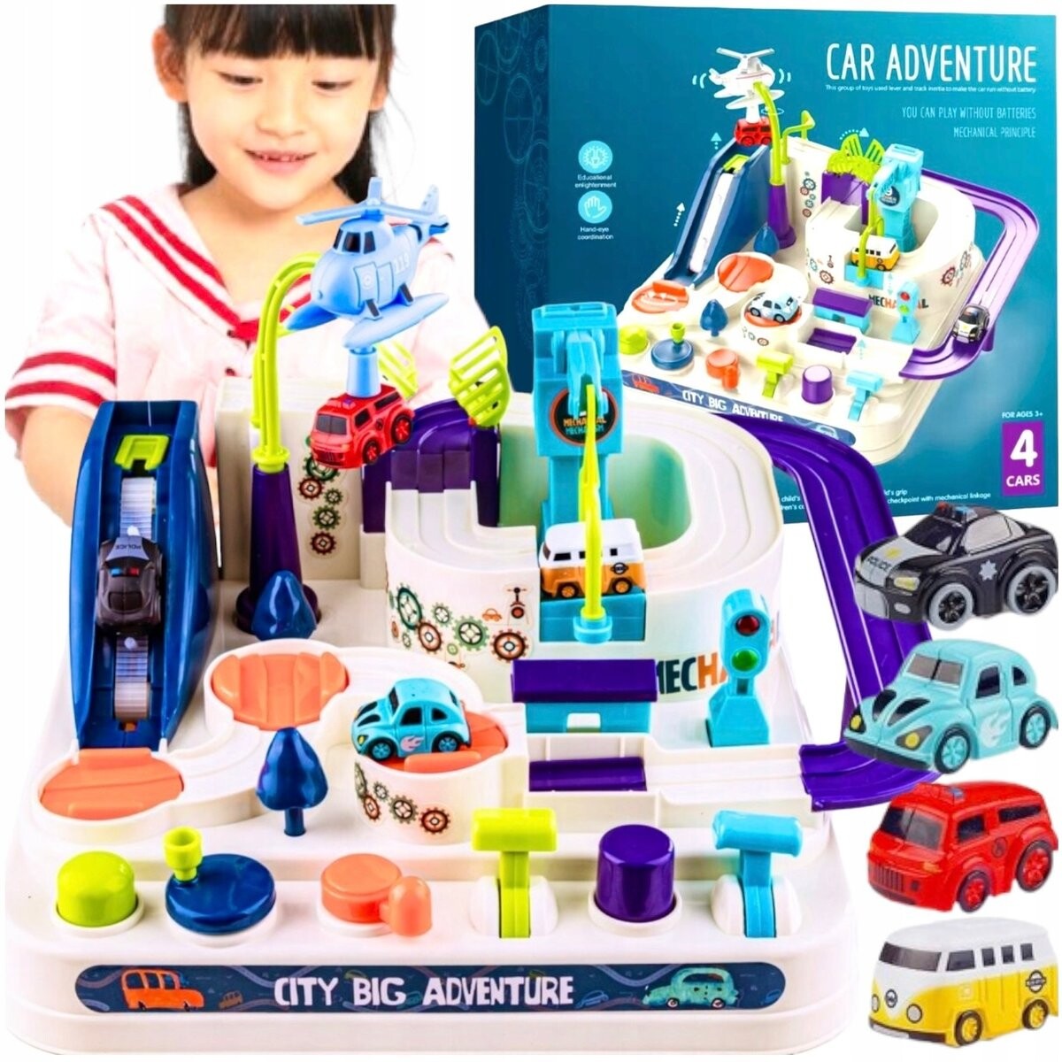 Интерактивная полоса препятствий, автомобиль, скоростной спуск, подарок +4 машины, игра «Тачки» Inna marka
Интерактивная полоса препятствий, автомобиль, скоростной спуск, подарок +4 машины, игра «Тачки» Inna marka