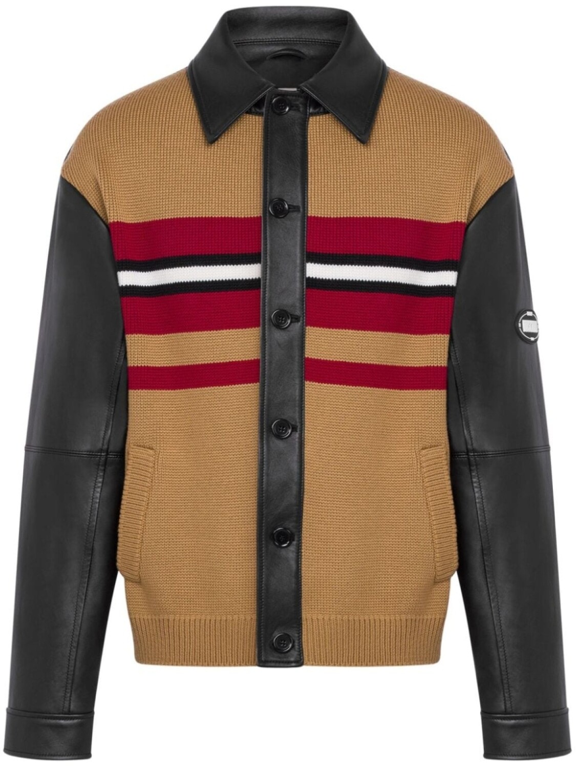 Moschino куртка с трикотажными вставками, черный
Moschino куртка с трикотажными вставками, черный