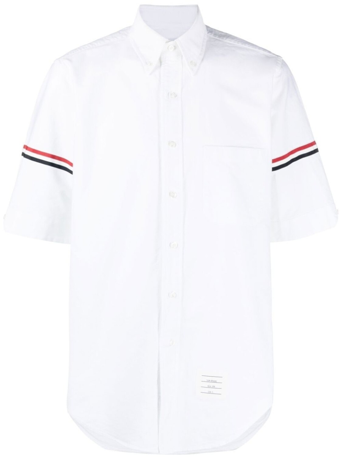 Thom Browne рубашка поло с полосками RWB, белый
Thom Browne рубашка поло с полосками RWB, белый