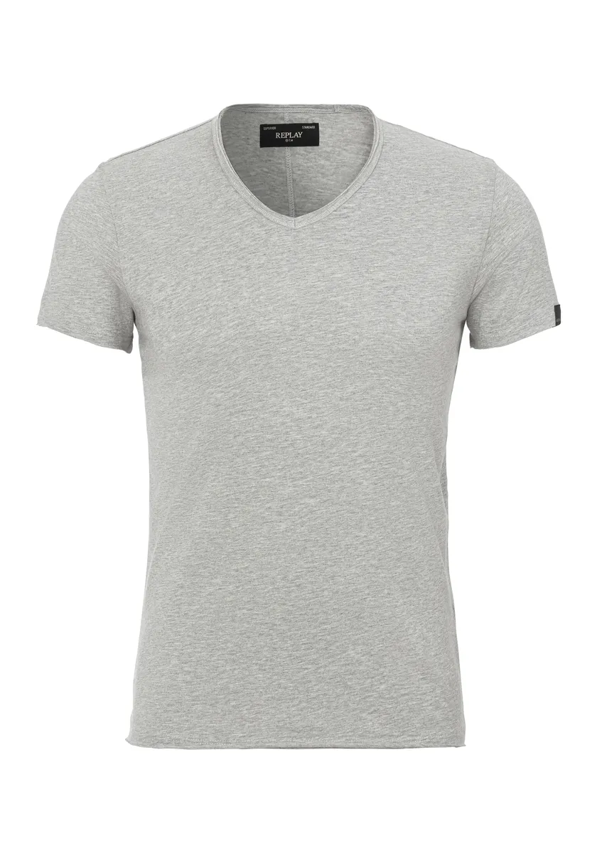 Футболка Replay с V-образным вырезом, серый
Футболка Replay с V-образным вырезом, серый