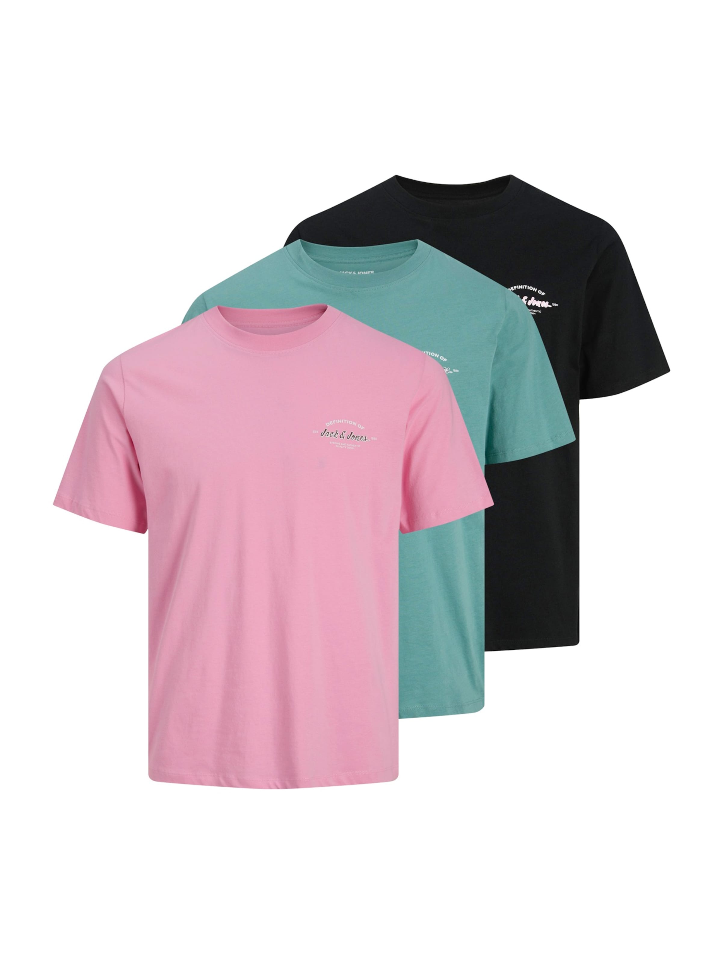 JACK & JONES Футболка 'JJBRANDON' в цвете Navy, Gentian, Rose
JACK & JONES Футболка 'JJBRANDON' в цвете Navy, Gentian, Rose