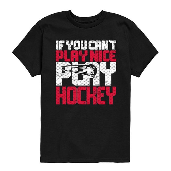 Футболка с принтом Boys 8-20 if you can't play nice, play hockey Licensed Character
Футболка с принтом Boys 8-20 if you can't play nice, play hockey Licensed Character