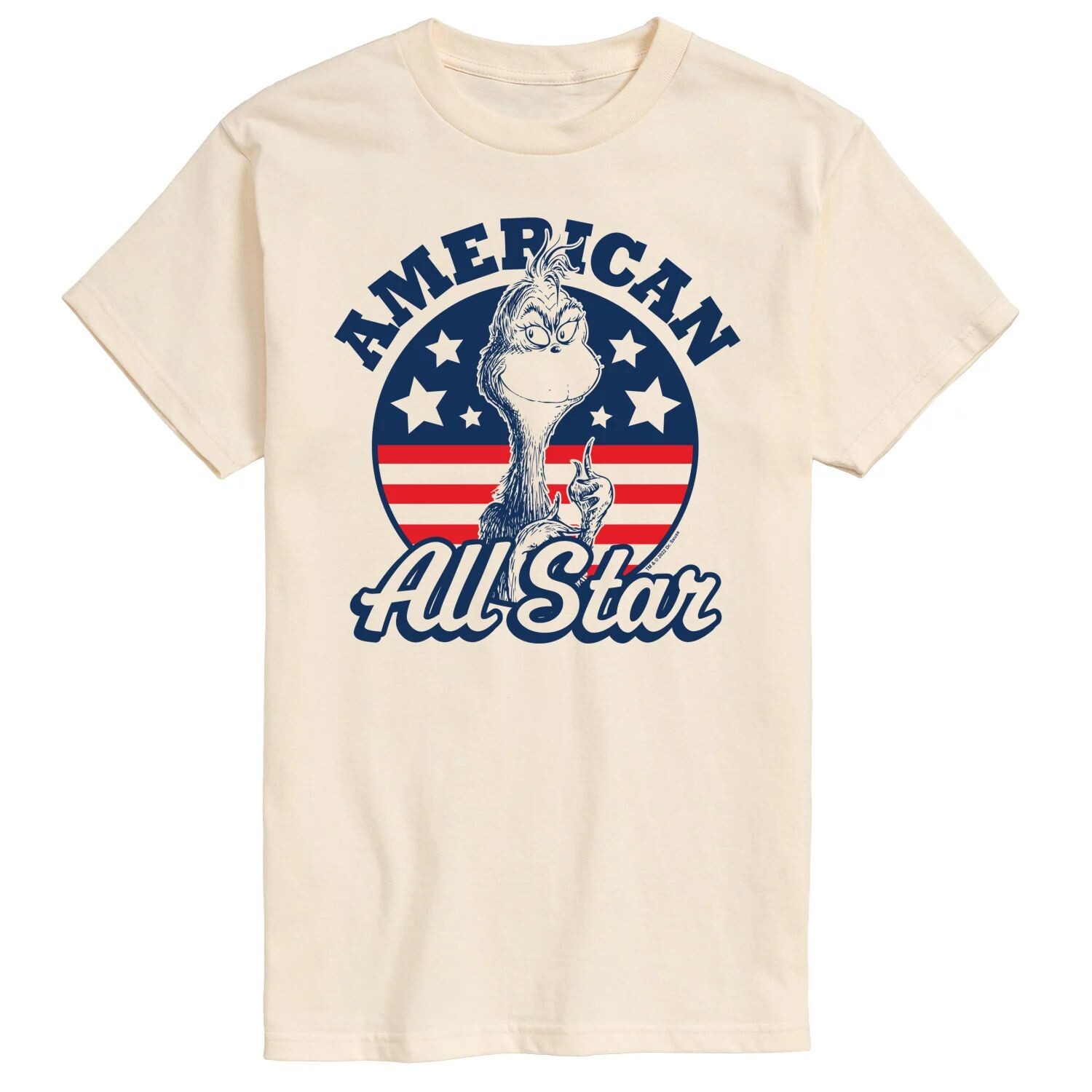 Мужская футболка с рисунком Dr. Seuss The Grinch American All Star Licensed Character
Мужская футболка с рисунком Dr. Seuss The Grinch American All Star Licensed Character