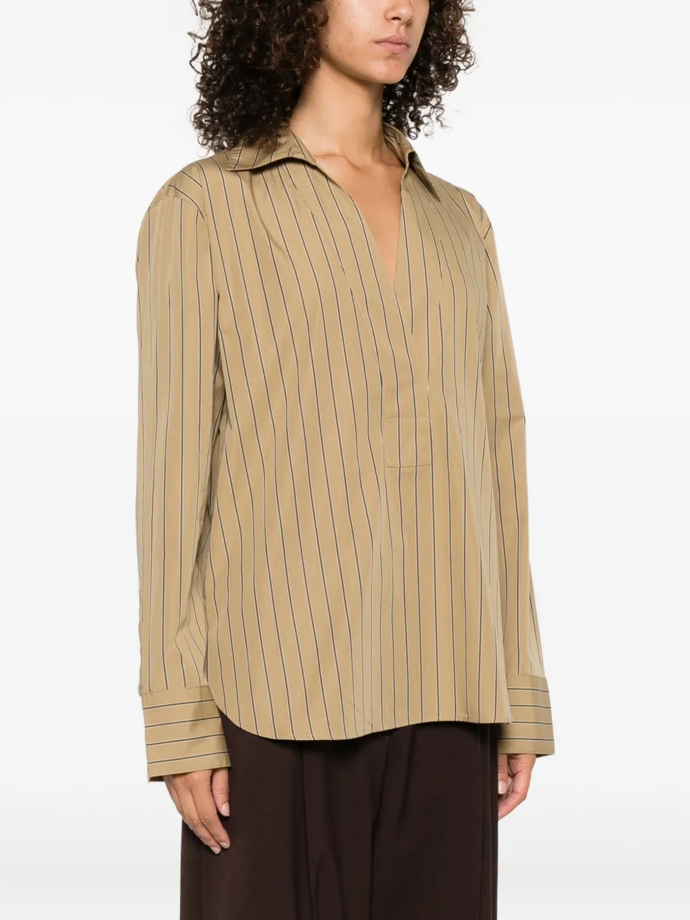 Туника в тонкую полоску Vince, коричневый
Туника в тонкую полоску Vince, коричневый