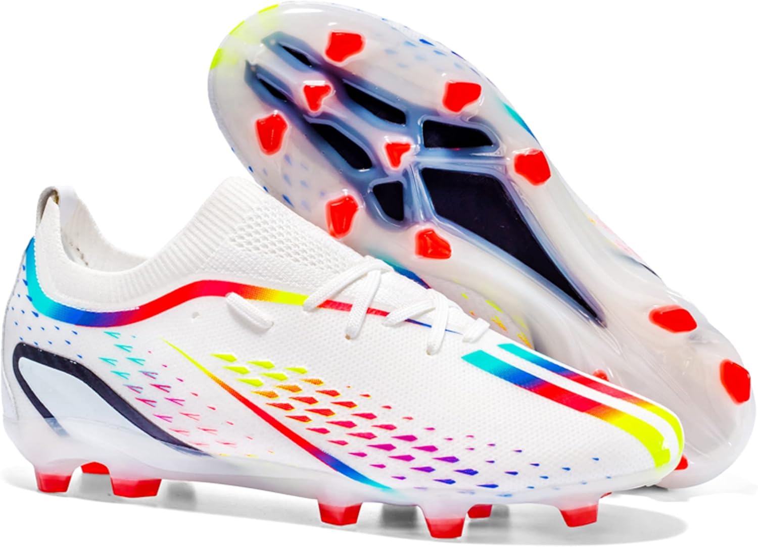 Мужские футбольные кроссовки Asifn для мальчиков, пятичленные, для улицы и зала, с шипами, для легкоатлетики, софтбола и регби, белый
Мужские футбольные кроссовки Asifn для мальчиков, пятичленные, для улицы и зала, с шипами, для легкоатлетики, софтбола и регби, белый