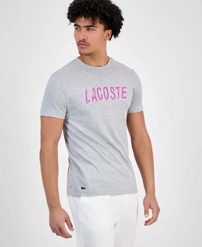 Мужская футболка Regular-Fit с логотипом Lacoste, серебряный
Мужская футболка Regular-Fit с логотипом Lacoste, серебряный