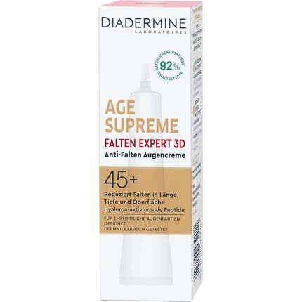 Diadermine Age Supreme Wrinkle Expert 3D Anti-Age Eye Cream 15 мл
Diadermine Age Supreme Wrinkle Expert 3D Anti-Age Eye Cream 15 мл